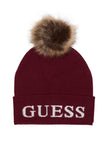Guess Logo Hat And Scarf Gift Set - Red image 2
