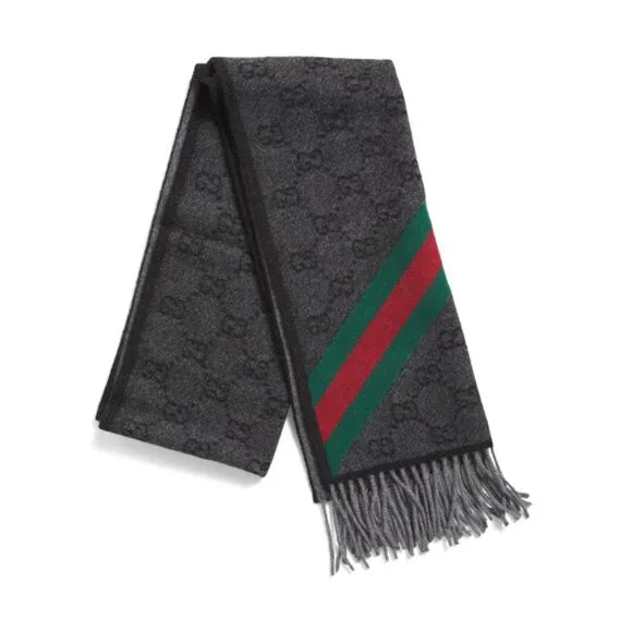 GUCCI Grey/green Scarf (Arriving In Delhi) image 0