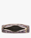 KATE SPADE  Snake Garden Printed Medium Convertible Crossbody - Pink Multi image 1