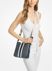 MICHAEL KORS Jet Set Small Signature Logo Stripe Crossbody Bag image 1