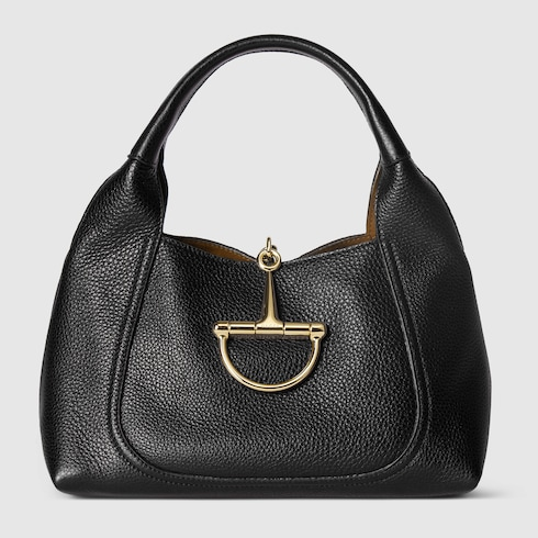 GUCCI Softbit Medium Handbag - Black image
