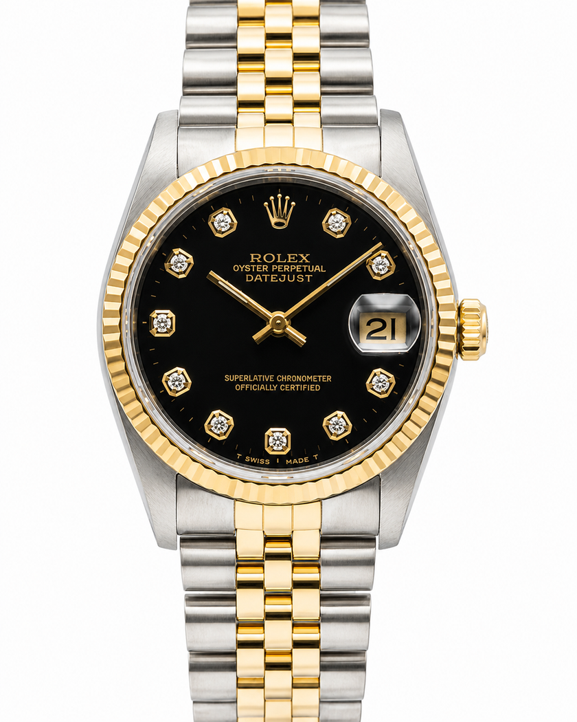 [Store Display] ROLEX Datejust Black Two-Tone 31mm