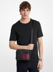 MICHAEL KORS  Cooper Embellished Signature Logo Utility Crossbody Bag - Dk Raspberry image 1
