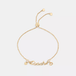 COACH Script Heart Slider Bracelet image 0