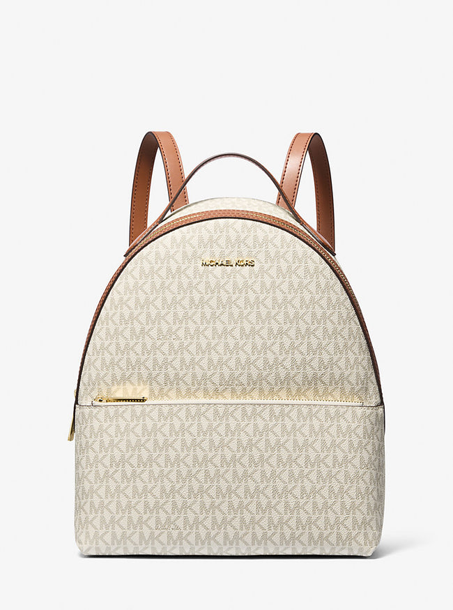 [AT DELHI] MICHAEL KORS Sheila Medium Logo Backpack - Vanilla image 0