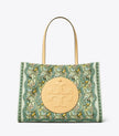 TORY BURCH Small Ella Printed Tote - Blue Dream Paisley image 0