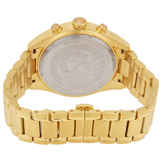 Versace V-Chrono Chronograph Quartz White Dial Men's Watch image 2