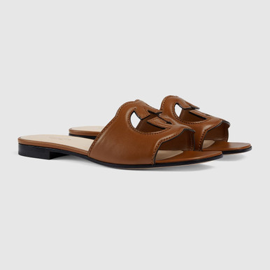 GUCCI Women's Openwork GG Detail Mules image 4