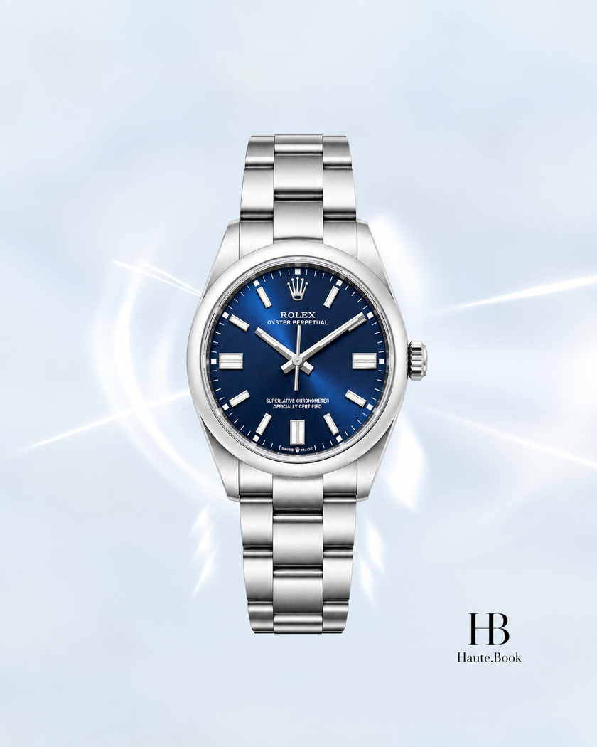 [Brand New] ROLEX Oyster Perpetual Blue Dial Stainless Steel 36MM