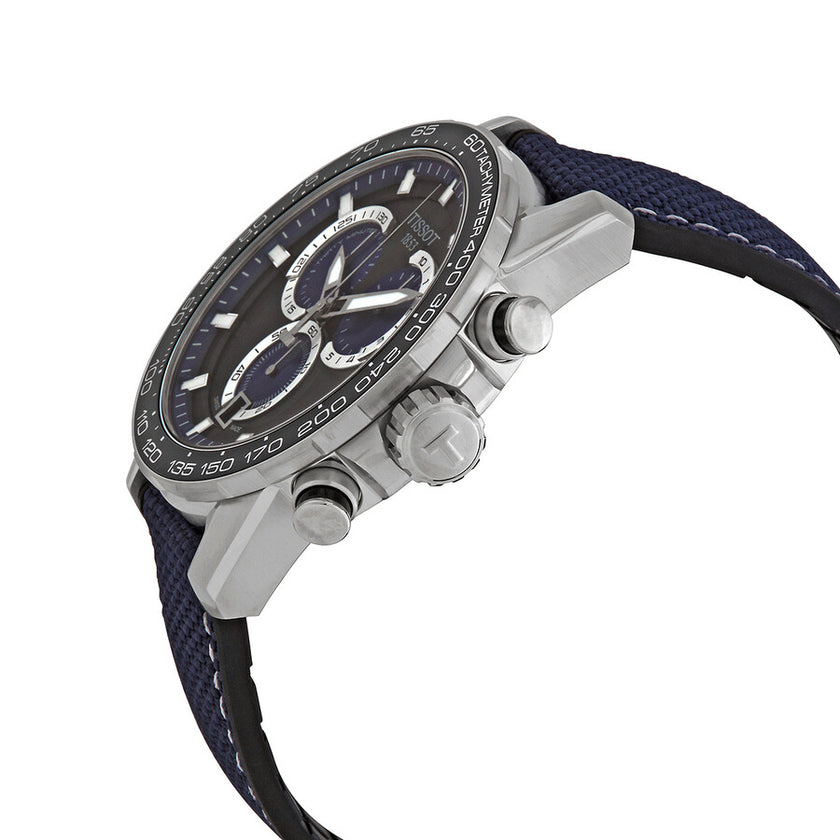 TISSOT Supersport Chronograph Quartz Black Dial Men's Watch image 1
