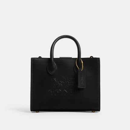 COACH Ace Tote Bag 17 - Brass/Black image