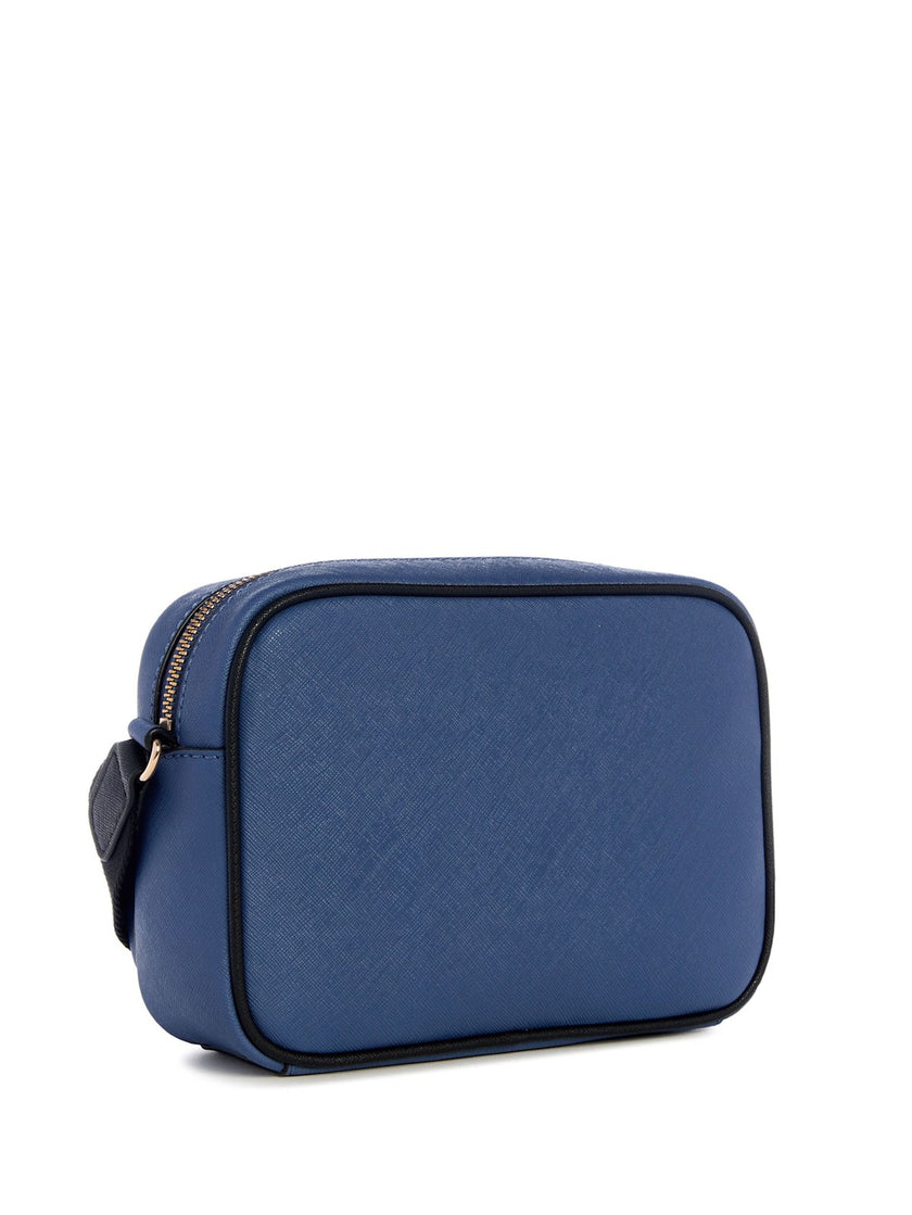 Guess Pennywise Faux-Leather Crossbody Bag - Blue image 1