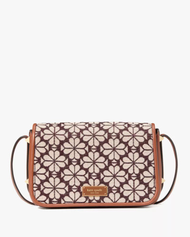KATE SPADE Spade Flower Jacquard Small Flap Crossbody image 3