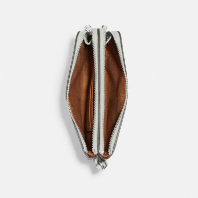 COACH Double Corner Zip Wristlet In Signature Canvas image 1