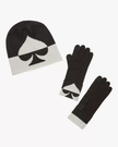 KATE SPADE Oversized Spade Beanie And Glove Set image 2