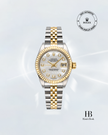 [Store Display] Rolex Datejust White Jubilee Yellow Gold 26 mm
