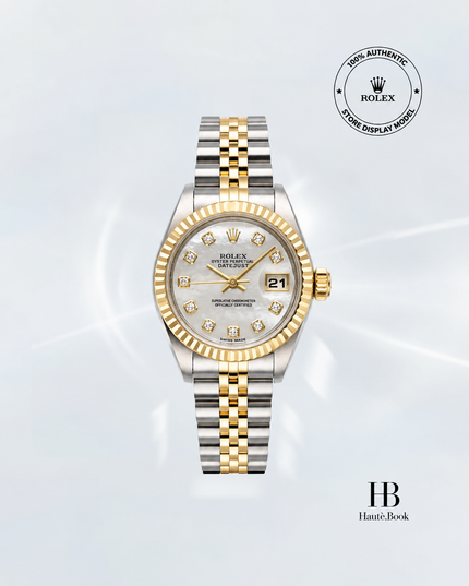[Store Display] Rolex Datejust White Jubilee Yellow Gold 26 mm