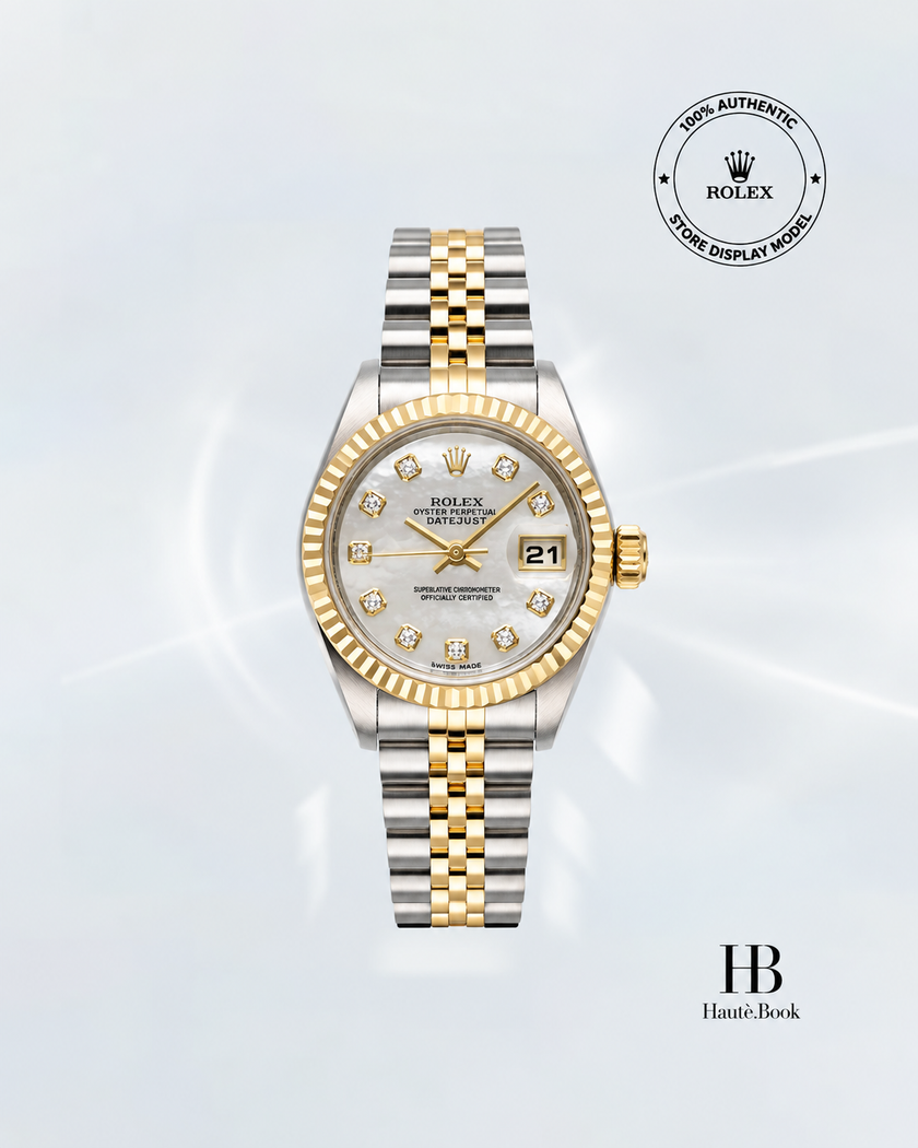 [Store Display] Rolex Datejust White Jubilee Yellow Gold 26 mm