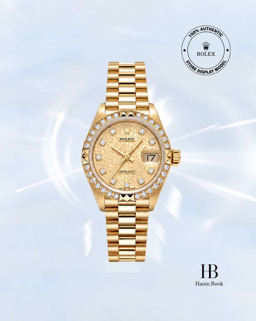 [Store Display] Rolex Datejust Champagne Computer Presidential 26 mm