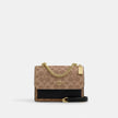 COACH Mini Klare Crossbody Bag In Signature Canvas - Gold/Tan/Black image 0