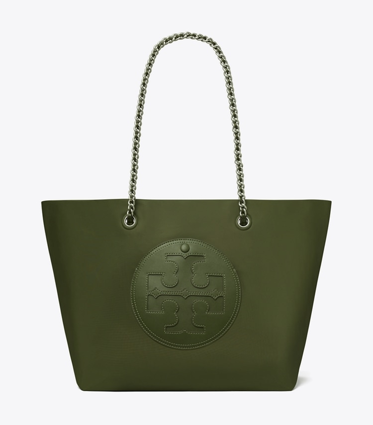 TORY BURCH Ella Chain Tote - Olive green image