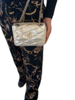JIMMY CHOO Farone Quilted Nappa Bag - Silver image
