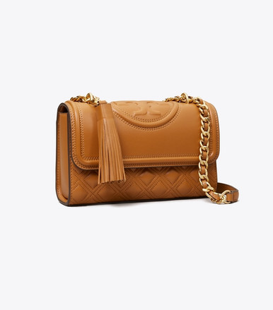 TORY BURCH Small Fleming Convertible Shoulder Bag - Kobicha image 1