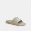 COACH Uli Sport Slide In Signature Canvas - White & Silver, 11 image
