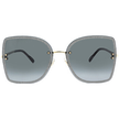 JIMMY CHOO  Grey Shaded Butterfly Ladies Sunglasses image 3