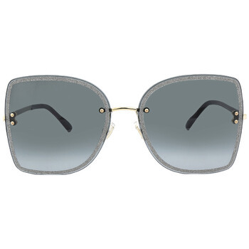 JIMMY CHOO  Grey Shaded Butterfly Ladies Sunglasses image 3