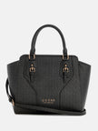 Guess Gemma Logo Satchel - Black image 0