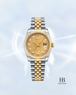 [Store Display] ROLEX Champagne Computer Dial Diamond Stainless Steel 36mm