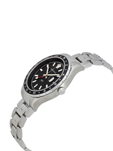 VERSACE Hellenyium GMT Black Dial Men's Watch image 0