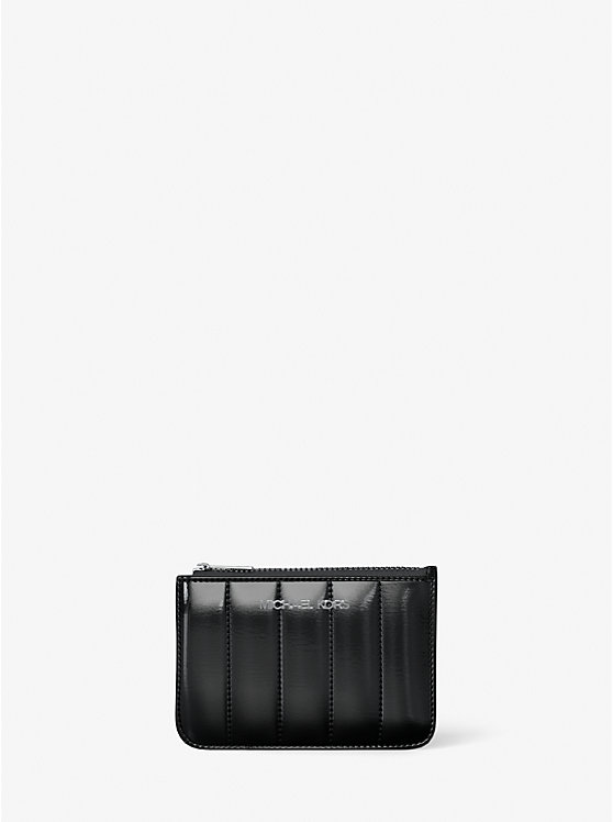 MICHAEL KORS Jet Set Small Patent Coin Purse - Black image
