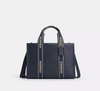 COACH Smith Tote Bag - Gold/Denim Multi image