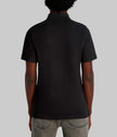 KARL LAGERFELD Pique Polo With Printed Karl And Choupette - Black image 1