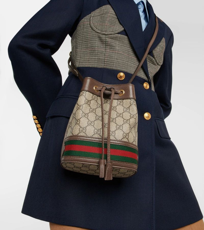 GUCCI Ophidia GG Mini Bucket Bag image 1