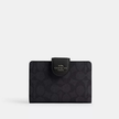 COACH Medium Corner Zip Wallet In Signature Canvas image 7