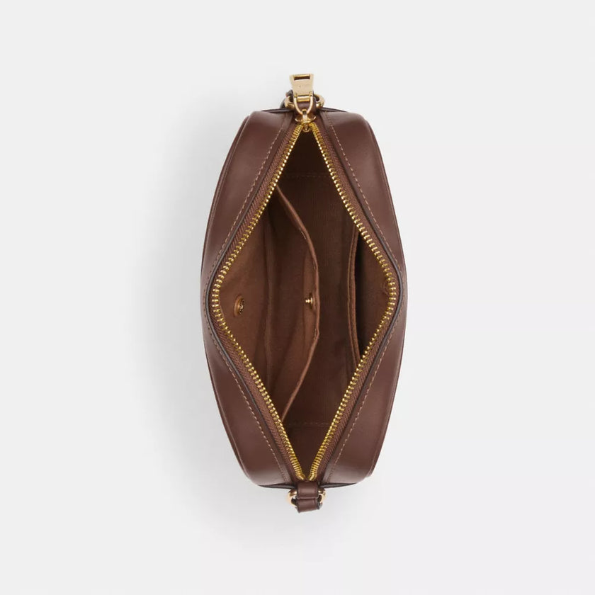 COACH Mini Jamie Camera Bag In Signature Canvas - Gold/Tan/Brown (Arriving In Delhi) image 2