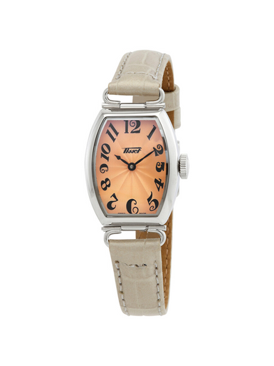 TISSOT  Heritage Quartz Orange Dial Ladies Watch image 0