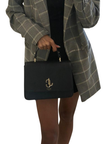 JIMMY CHOO JC Top Handle M Oglr Wood - Black image 0