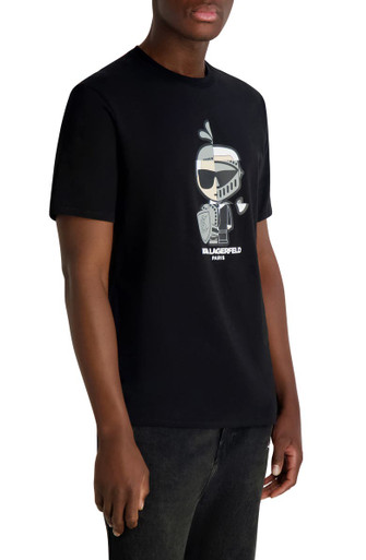 KARL LAGERFELD Split Personality Karl Graphic T-Shirt image 2