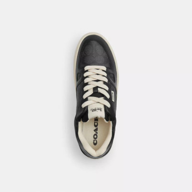 COACH Clip Court Low Top Sneaker In Signature Canvas image 3