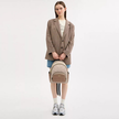 COACH Court Backpack In Blocked Signature Canvas - Gold/Sand/Tan image 1