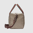 GUCCI Large Size Travel Bag With Web Stripe image 2