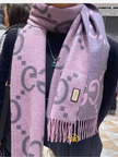 GUCCI GG Jacquard Cashmere Scarf image 0