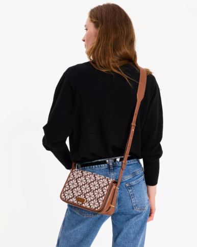 KATE SPADE Spade Flower Jacquard Small Flap Crossbody image 1
