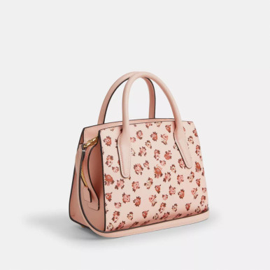 COACH Andrea Carryall Bag With Rose Print image 1