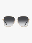 [ARRIVING] JIMMY CHOO Grey Gradient Square Ladies Sunglasses image 0