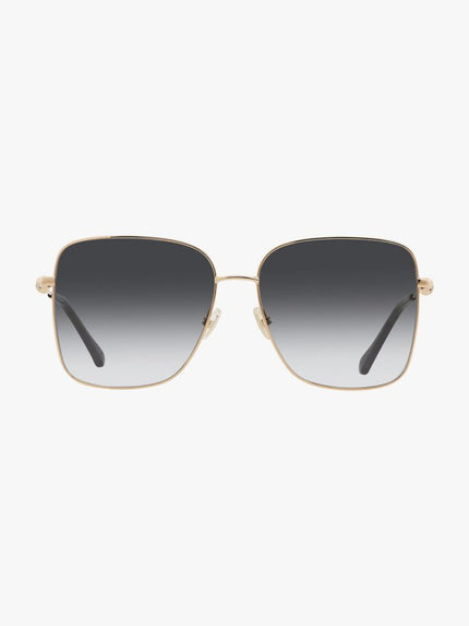 [ARRIVING] JIMMY CHOO Grey Gradient Square Ladies Sunglasses image 0